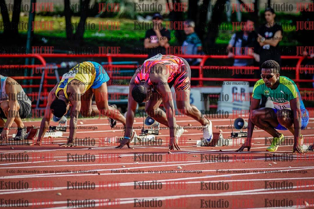 Fotos de los 100 m de varones - FINAL