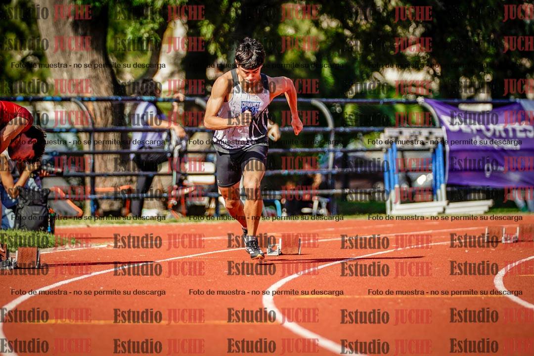 Fotos de los 200 m llanos de varones