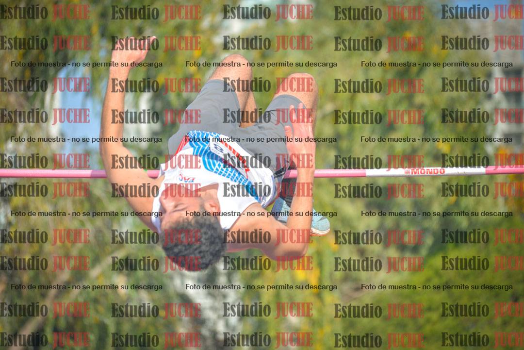 Fotos del salto en alto de varones