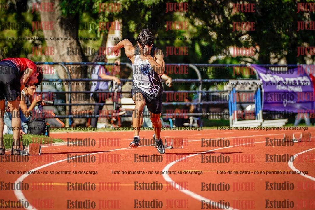 Fotos de los 200 m llanos de varones