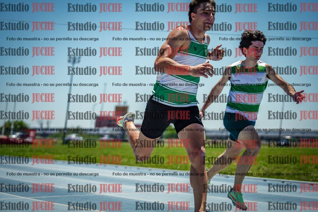 Fotos de los 100 m llanos de varones