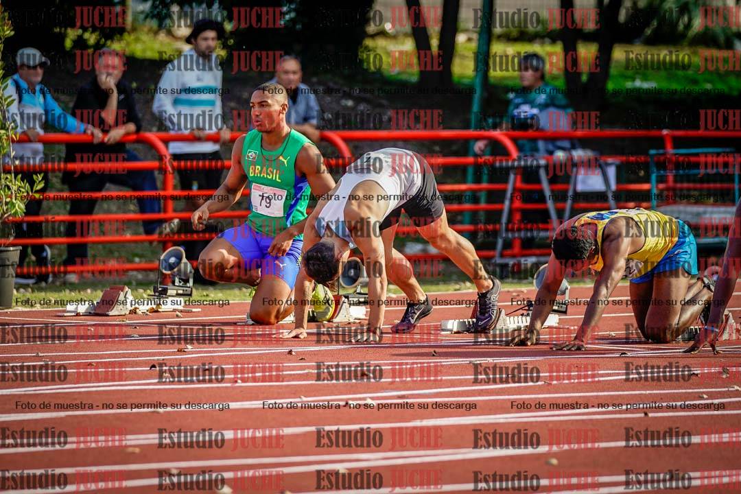 Fotos de los 100 m de varones - FINAL