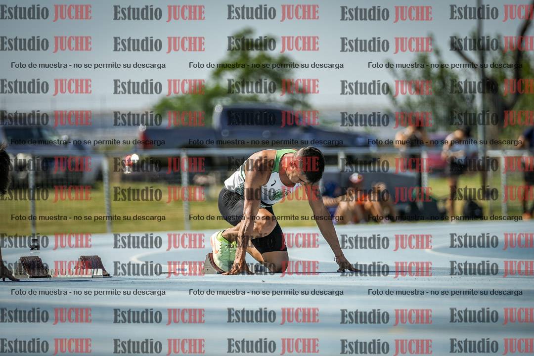 Fotos de los 100 m llanos de varones