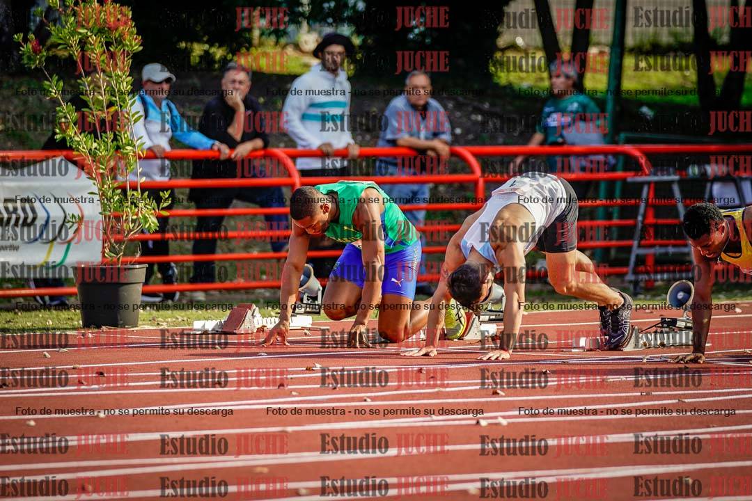 Fotos de los 100 m de varones - FINAL