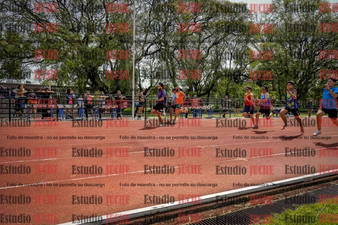 Fotos de los 100 m de varones