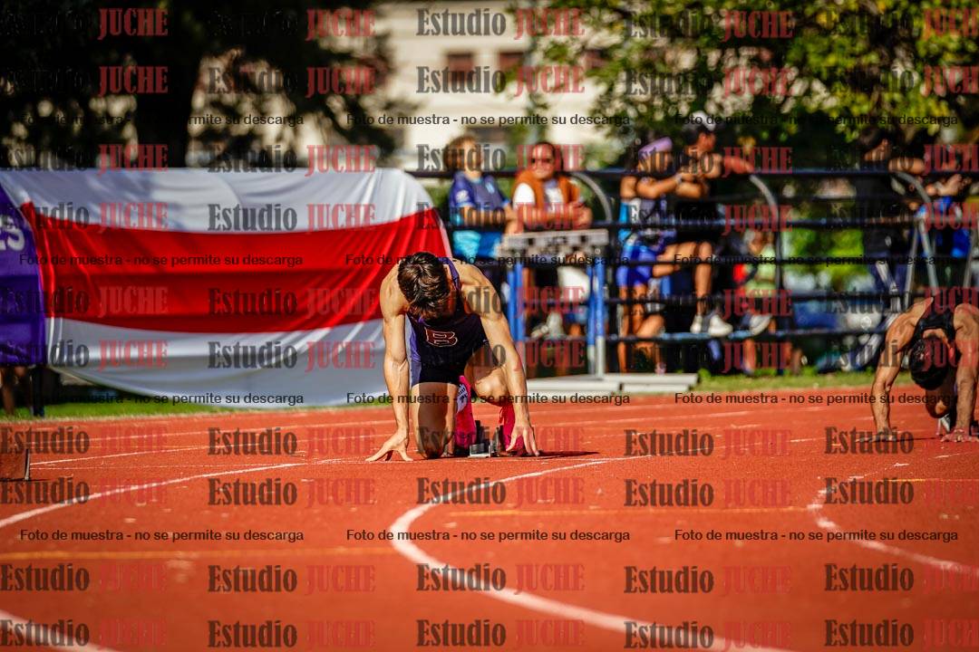 Fotos de los 200 m llanos de varones