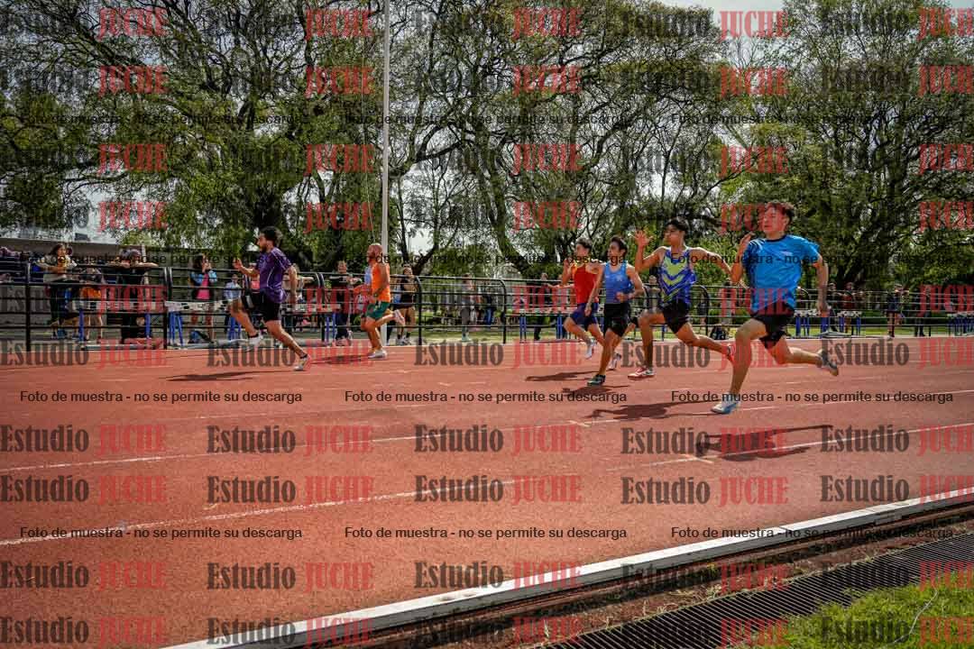 Fotos de los 100 m de varones