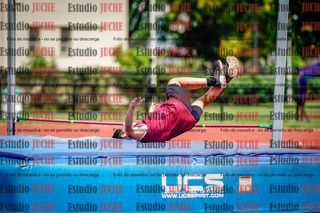 Fotos del salto en alto de varones