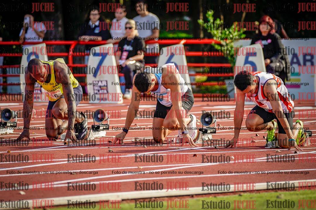 Fotos de los 100 m de varones - FINAL