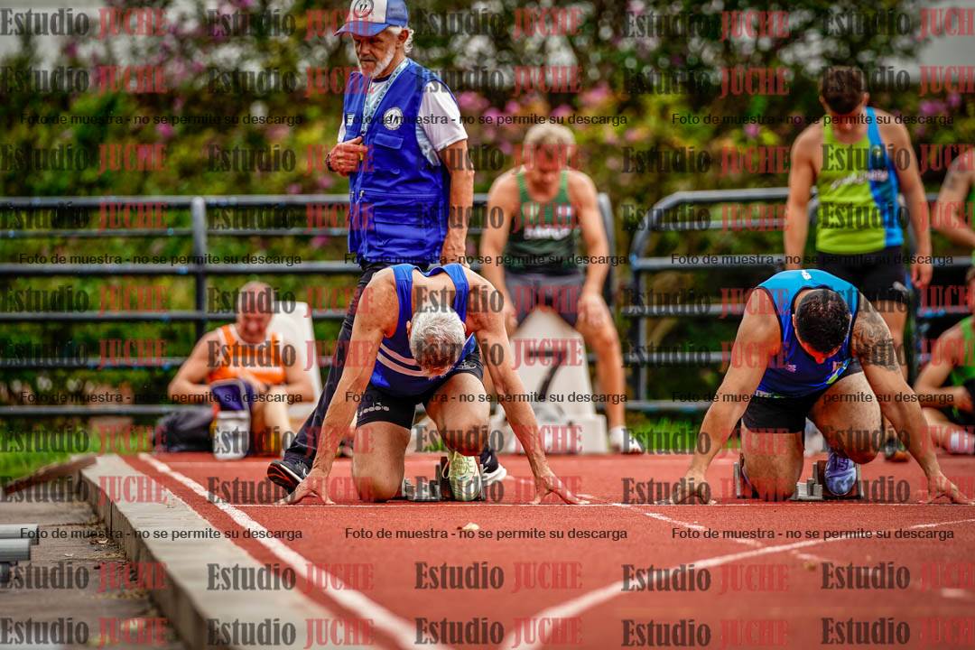 Fotos de los 100 m llanos de varones
