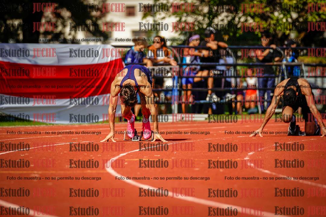 Fotos de los 200 m llanos de varones