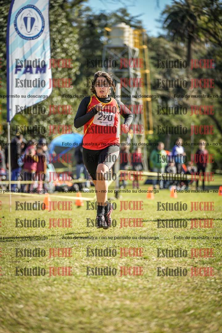 Fotos de la llegada del cross de 3000 m