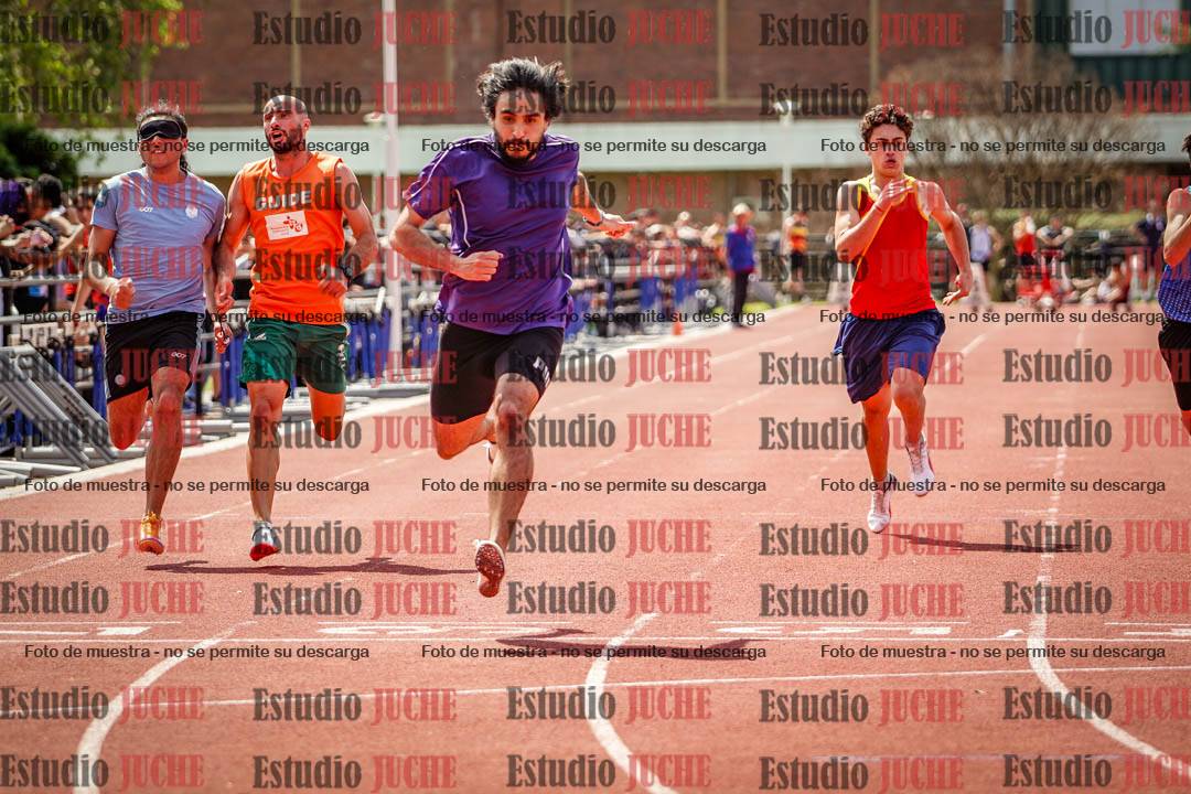 Fotos de los 100 m de varones