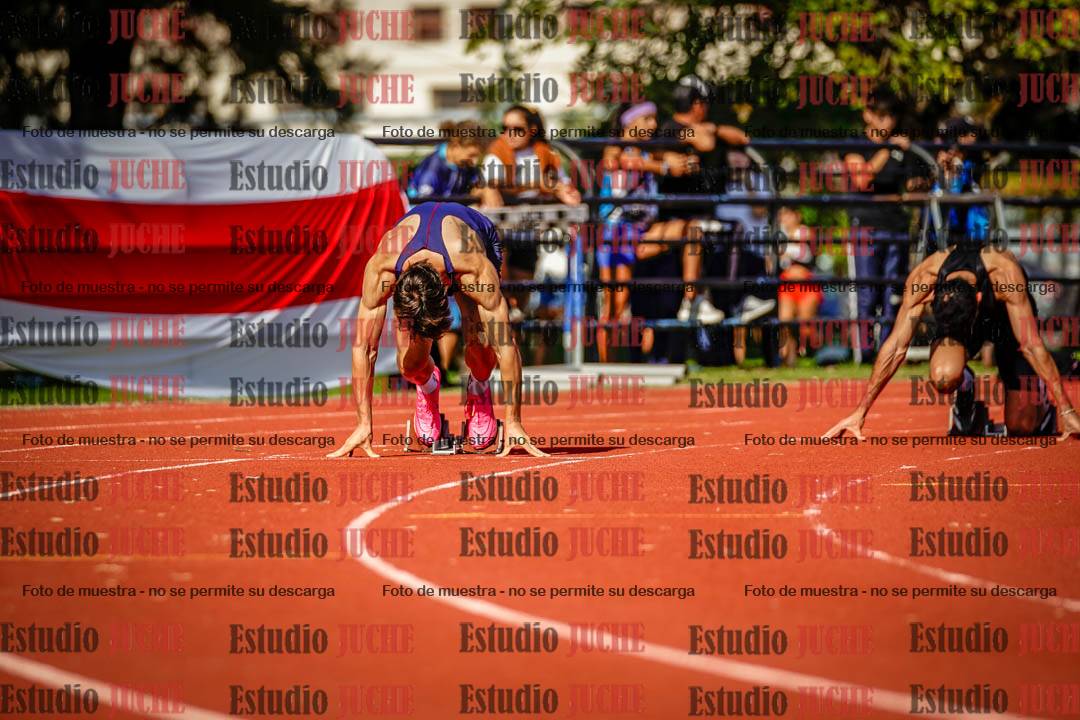 Fotos de los 200 m llanos de varones