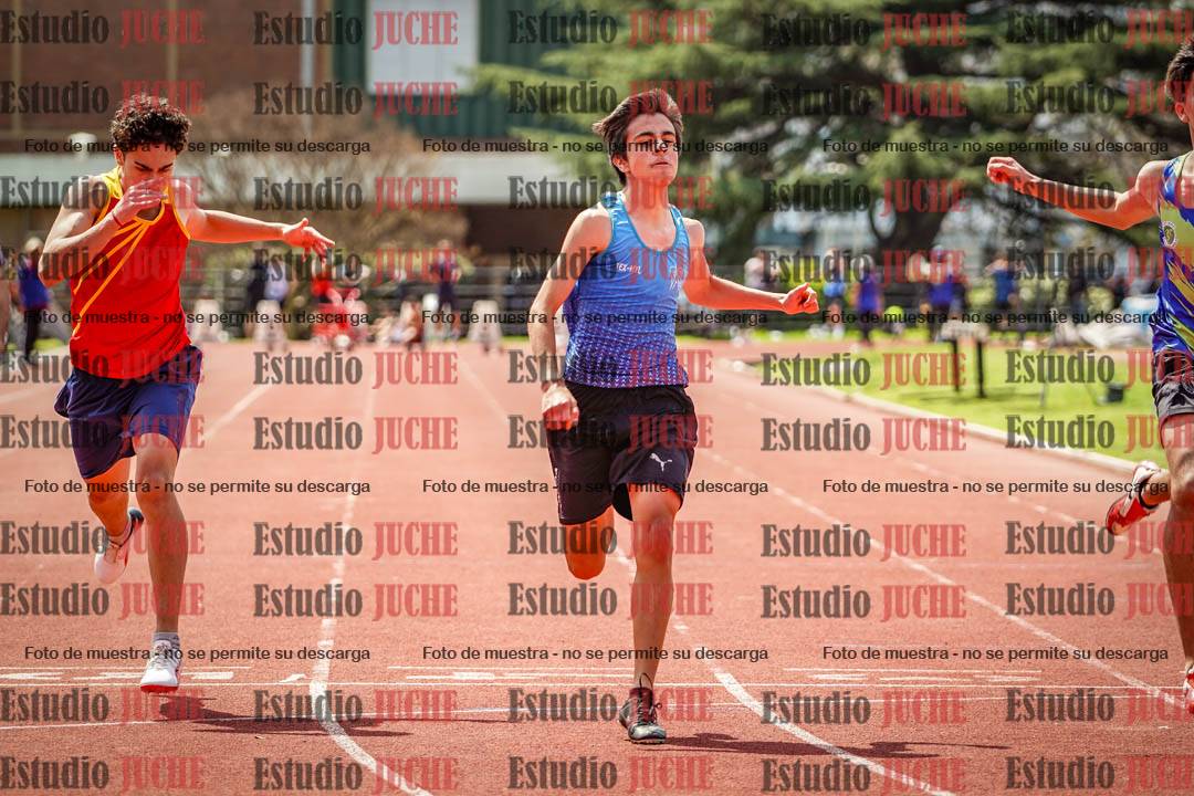 Fotos de los 100 m de varones