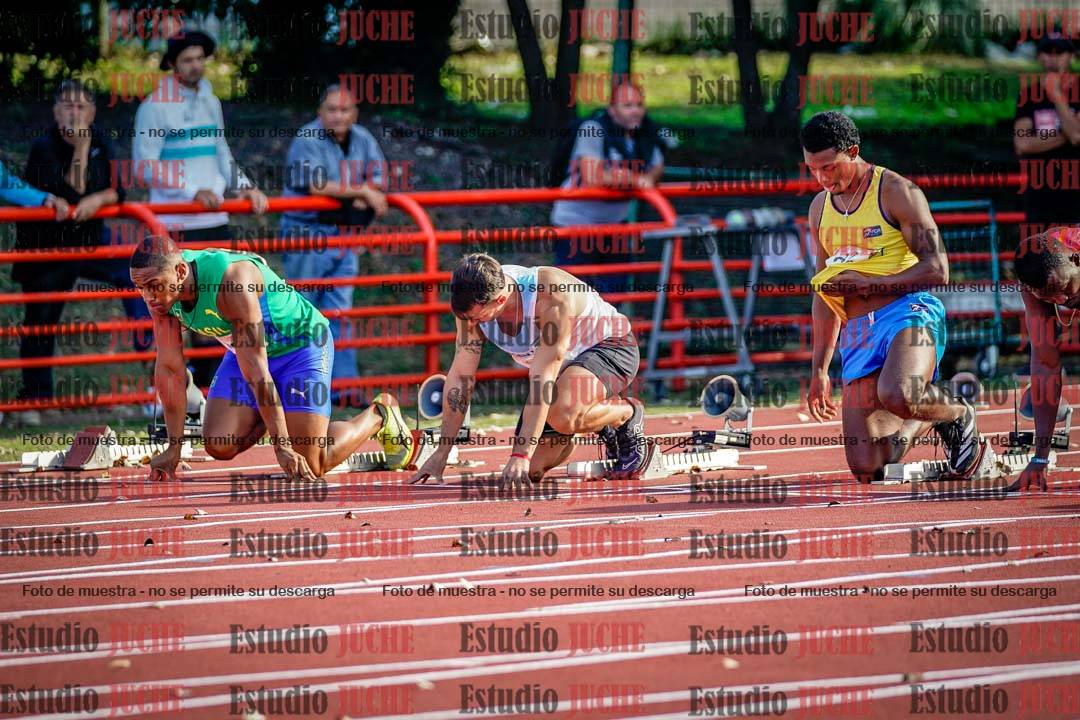 Fotos de los 100 m de varones - FINAL