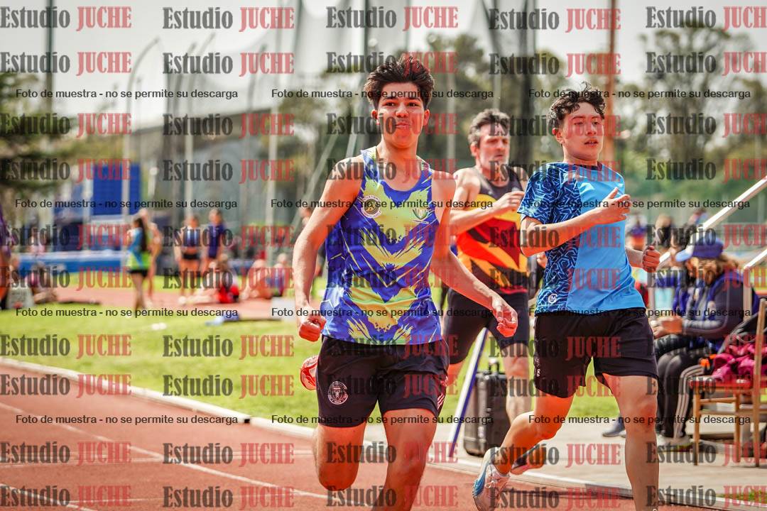 Fotos de los 100 m de varones
