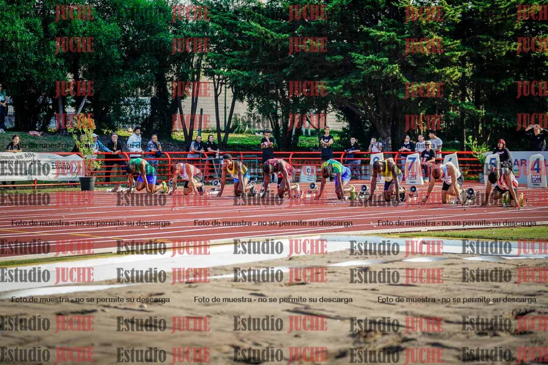 Fotos de los 100 m de varones - FINAL
