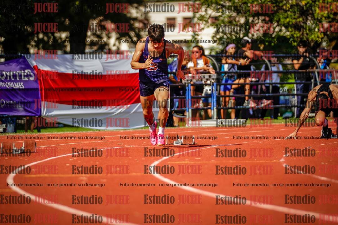 Fotos de los 200 m llanos de varones