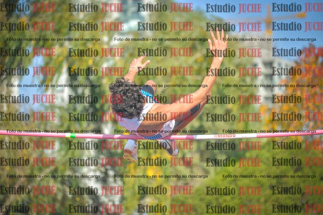Fotos del salto en alto de varones