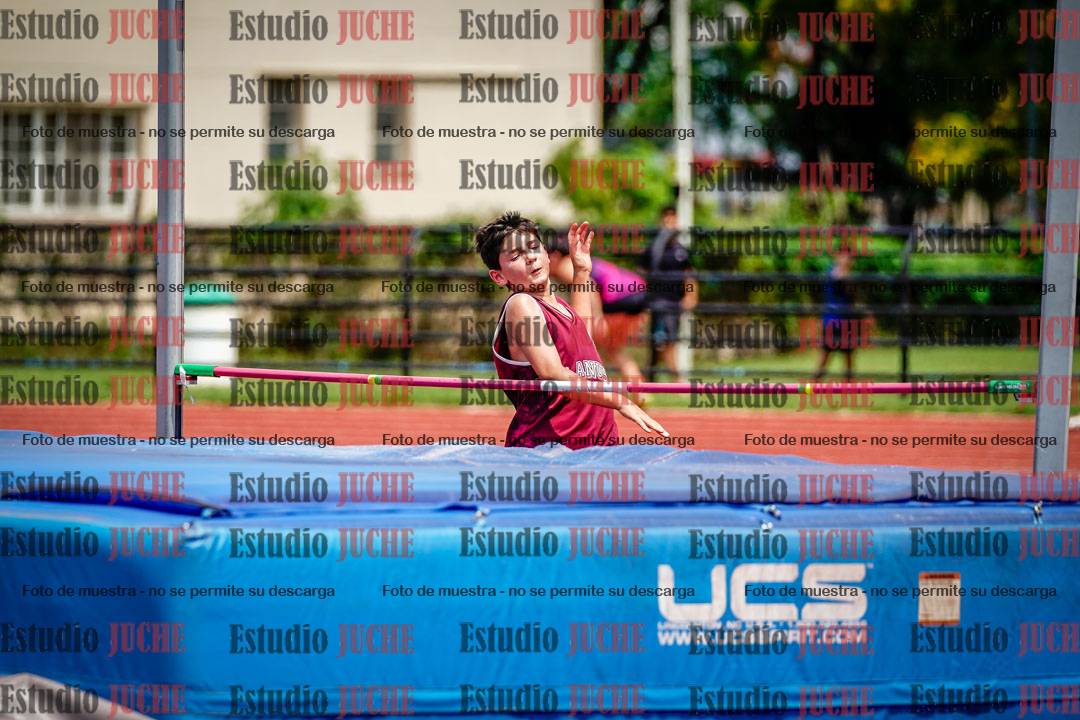 Fotos del salto en alto de varones