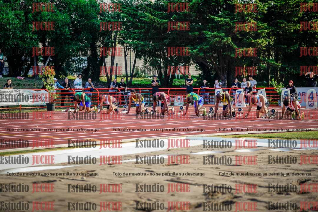 Fotos de los 100 m de varones - FINAL