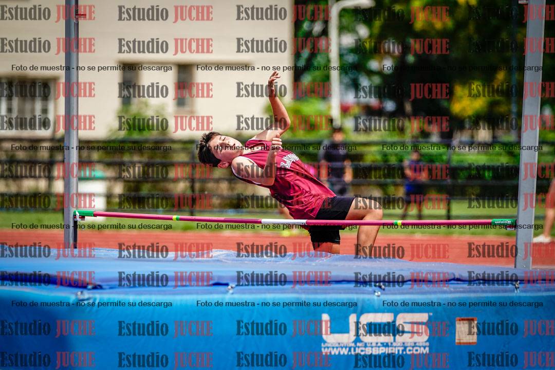 Fotos del salto en alto de varones