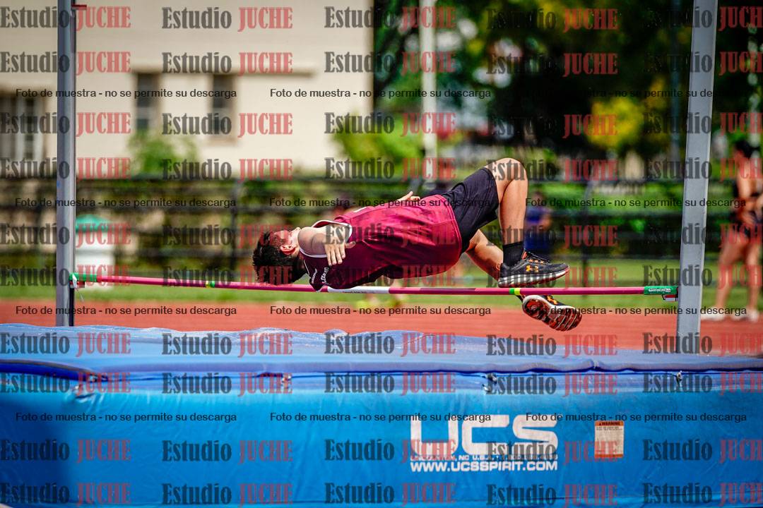 Fotos del salto en alto de varones