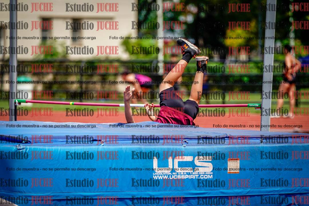 Fotos del salto en alto de varones