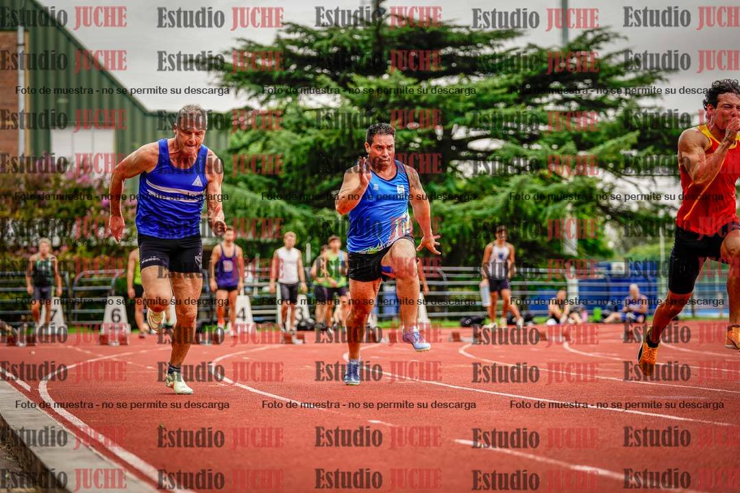Fotos de los 100 m llanos de varones