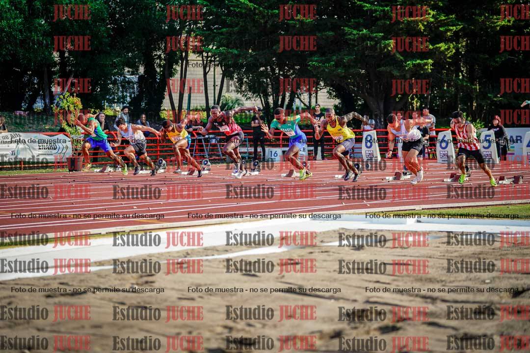 Fotos de los 100 m de varones - FINAL