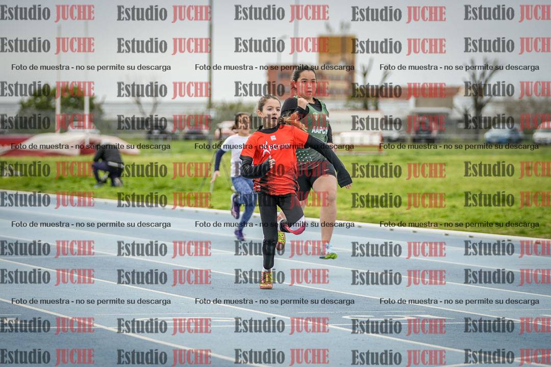 Fotos de los 50 m llanos de mujeres - U12
