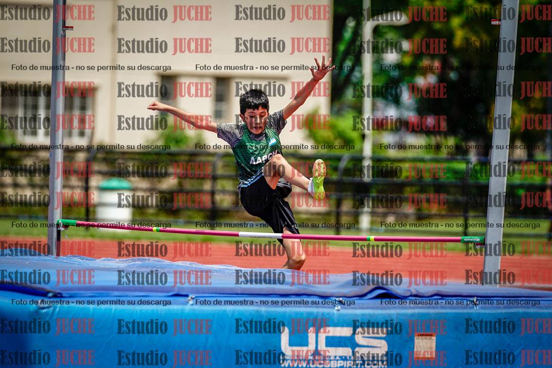 Fotos del salto en alto de varones