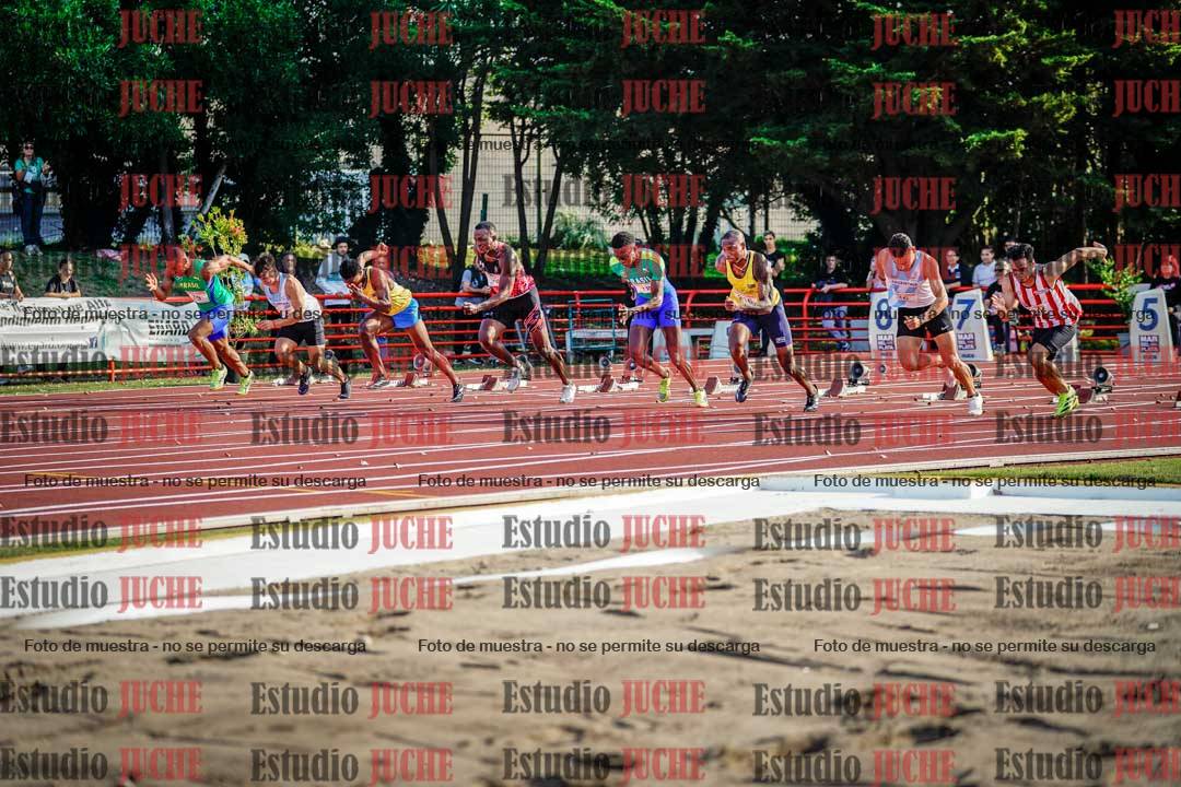 Fotos de los 100 m de varones - FINAL