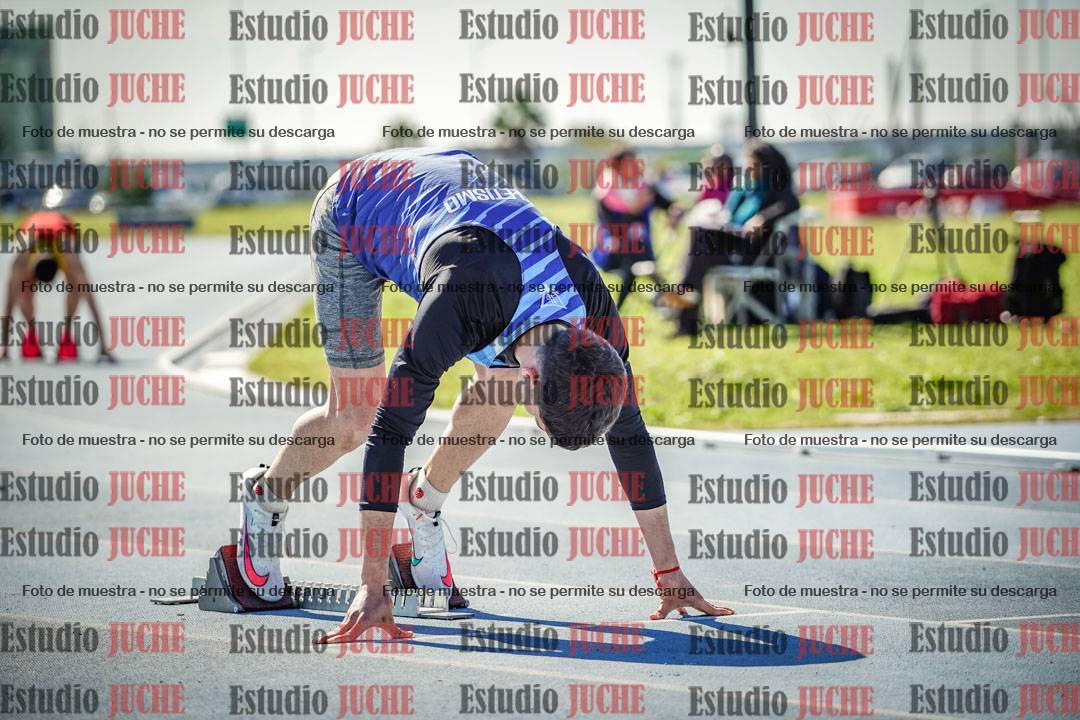 Fotos de los 400 m llanos de varones