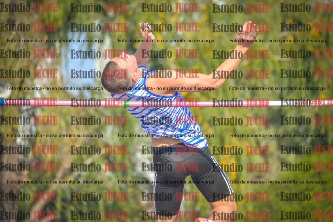 Fotos del salto en alto de varones