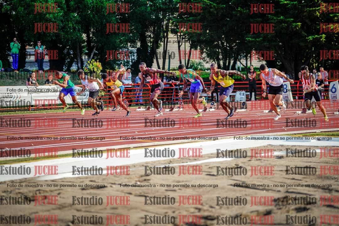Fotos de los 100 m de varones - FINAL