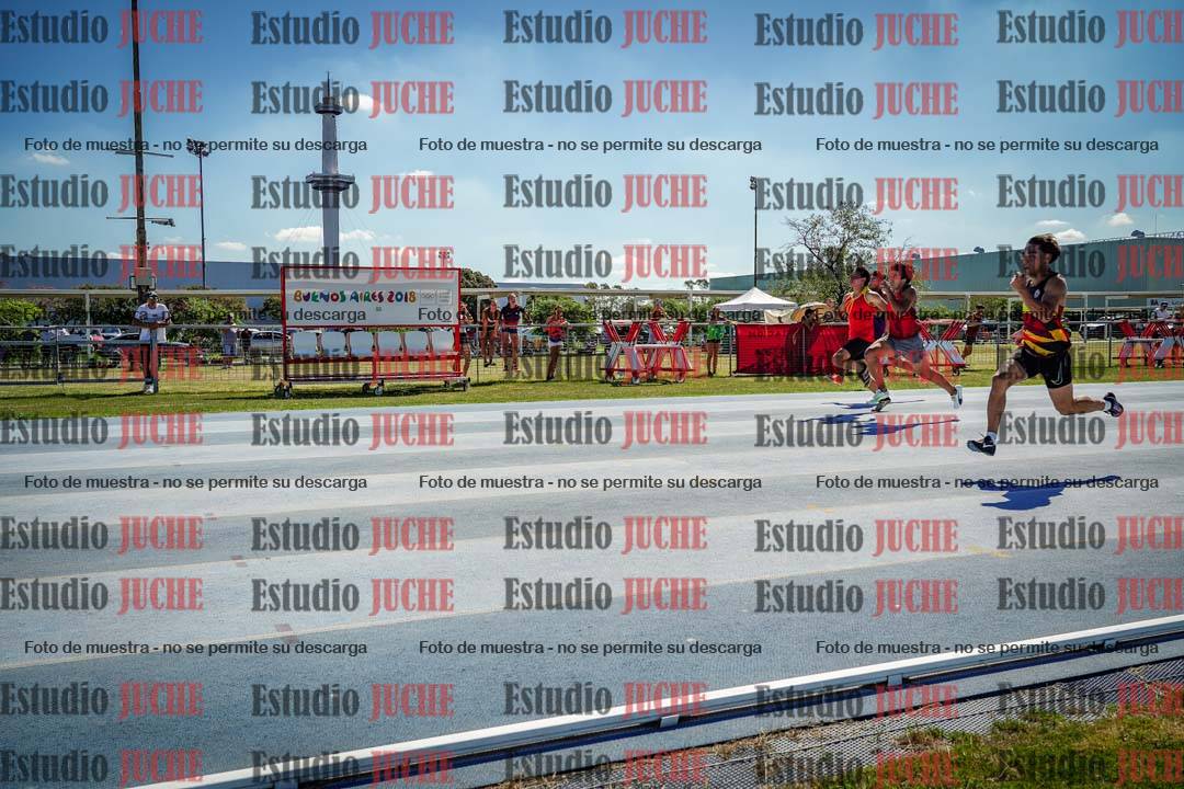 Fotos de los 100 m llanos de varones