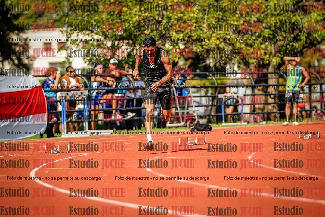 Fotos de los 200 m llanos de varones