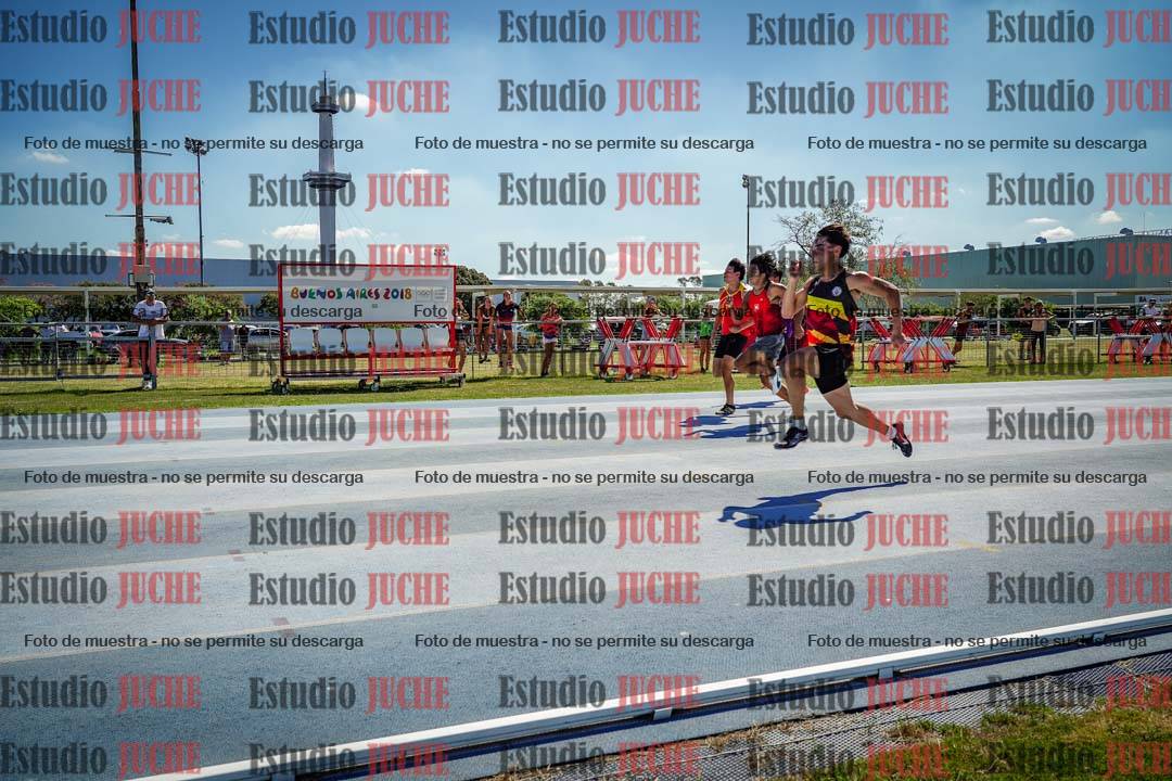 Fotos de los 100 m llanos de varones