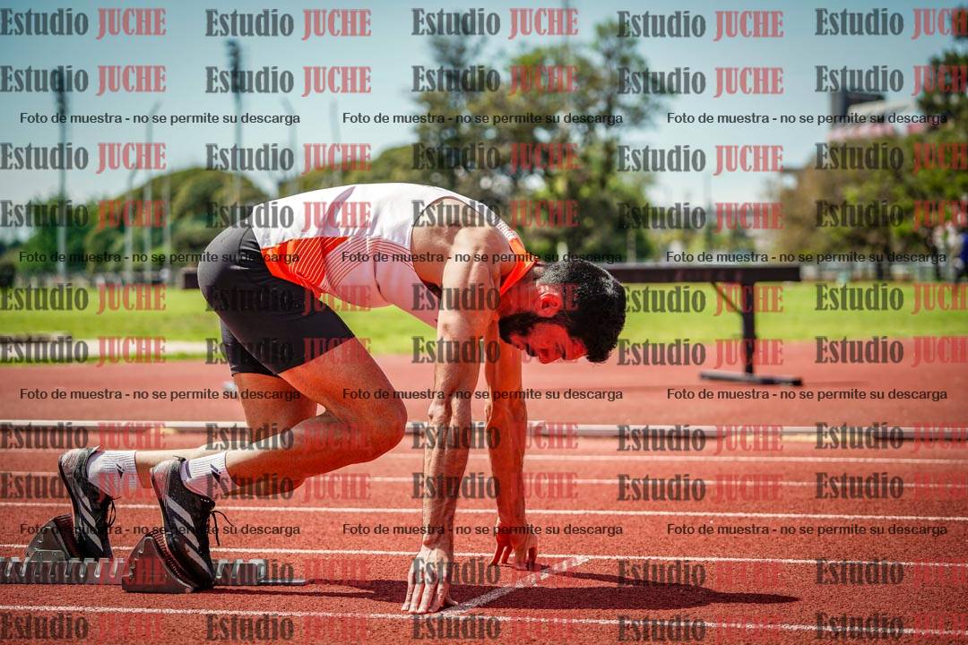 Fotos de los 400 m llanos de varones