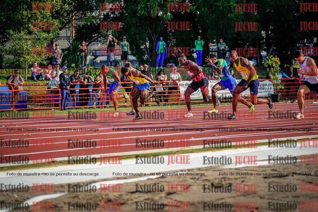 Fotos de los 100 m de varones - FINAL