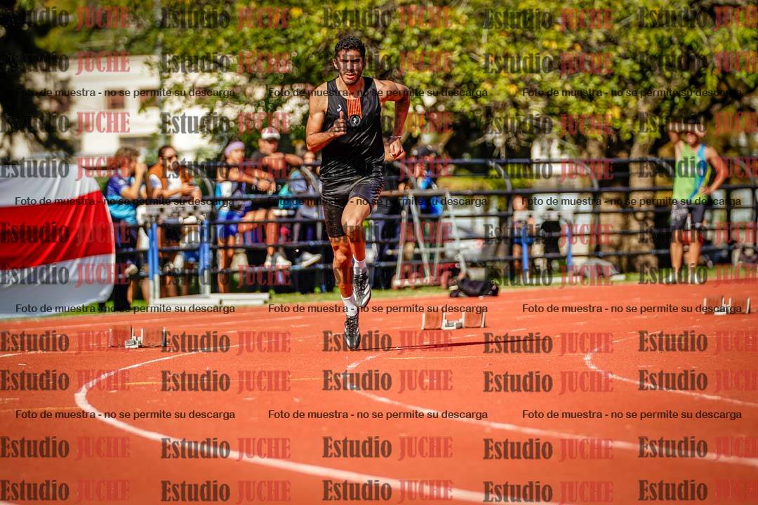 Fotos de los 200 m llanos de varones