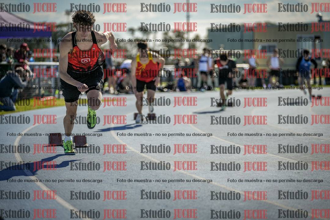 Fotos de los 400 m llanos de varones