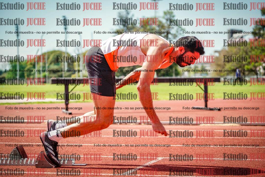 Fotos de los 400 m llanos de varones