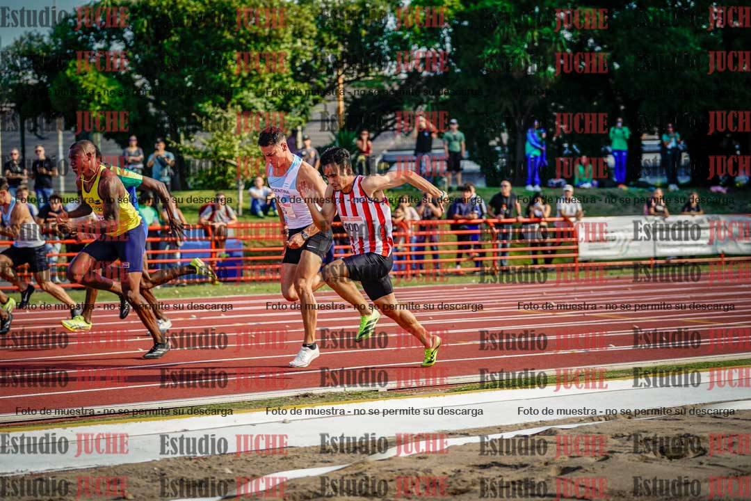 Fotos de los 100 m de varones - FINAL