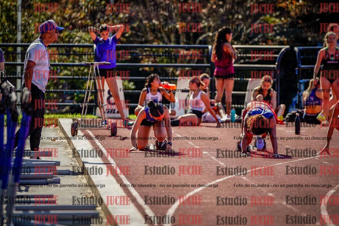 Fotos de los 100 m llanos de mujeres