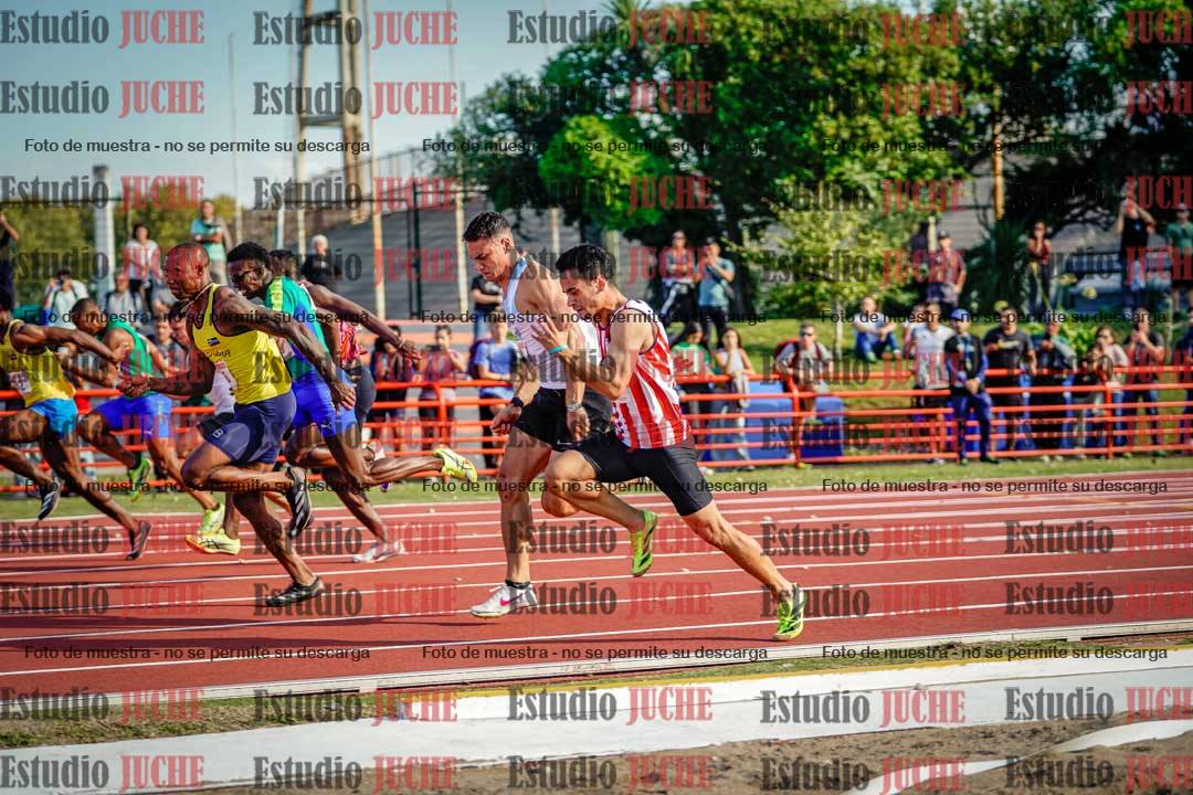 Fotos de los 100 m de varones - FINAL