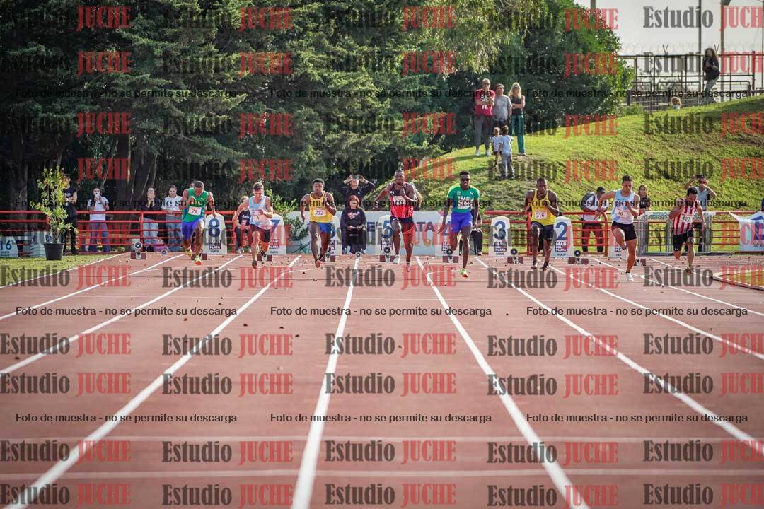 Fotos de los 100 m de varones - FINAL