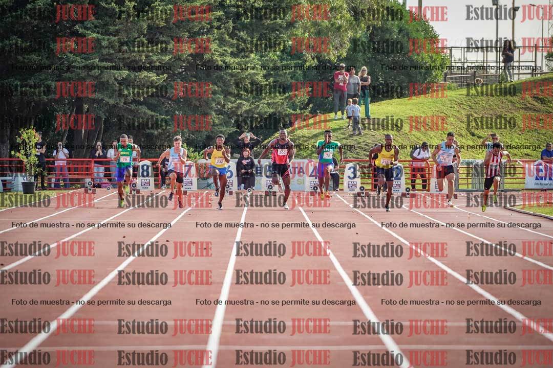 Fotos de los 100 m de varones - FINAL